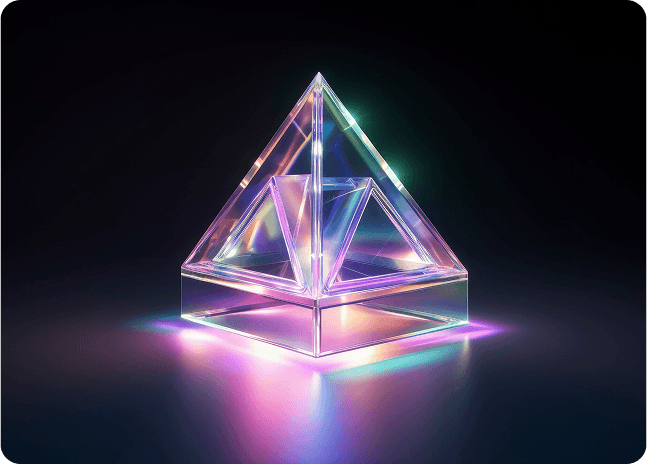 Colorful prism